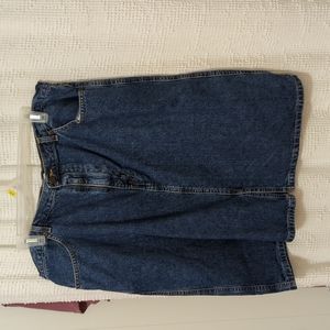 Blue jean skirt